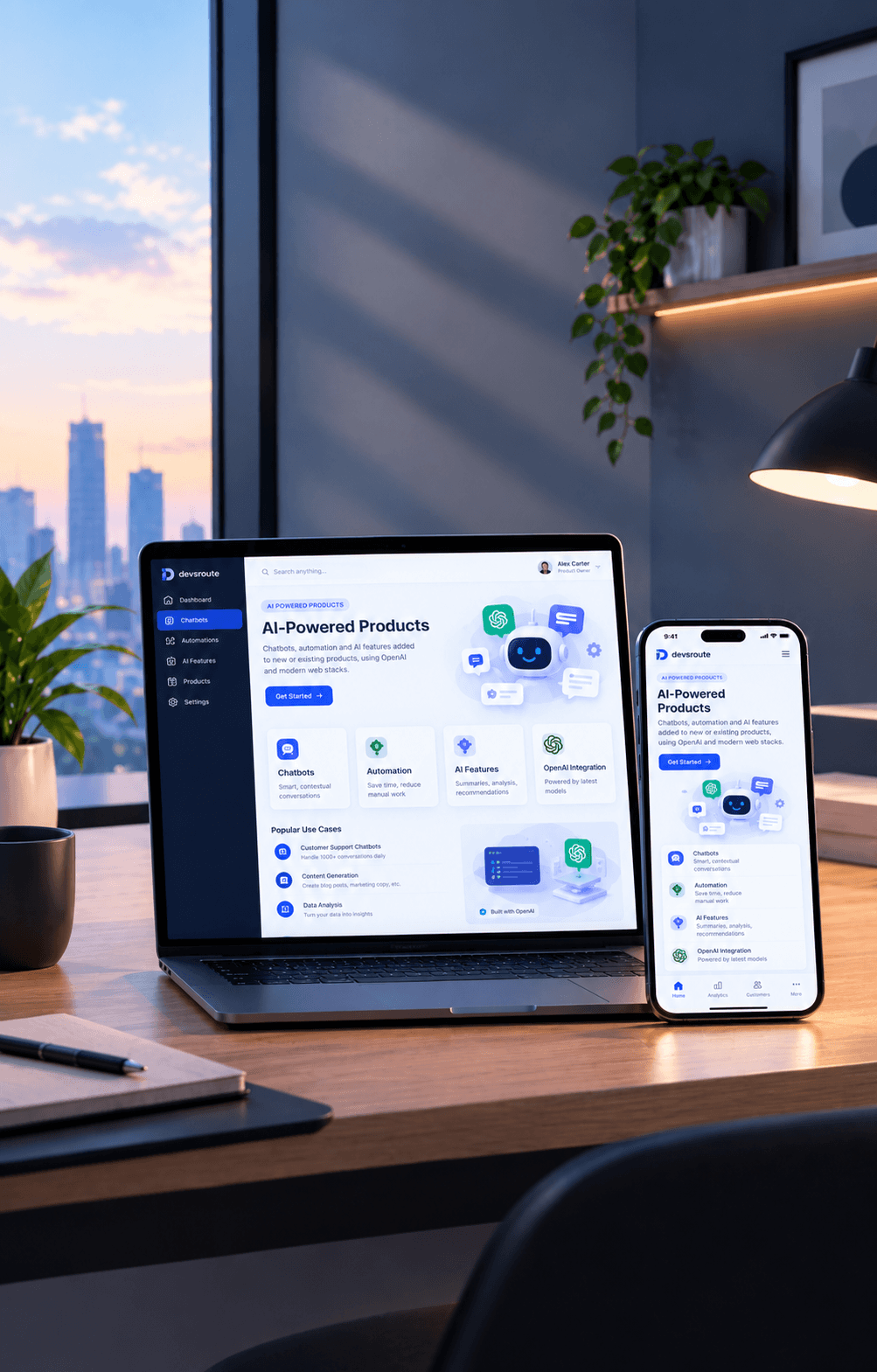 AI-powered product interfaces