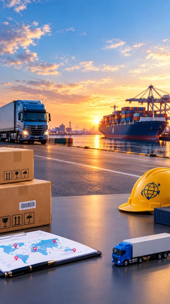 Logistics cloud platform visual